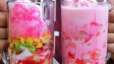 Resep es buah segar. (Foto : Disway)